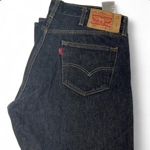 Levi's 501 dark wash straight leg jeans Size 38 30